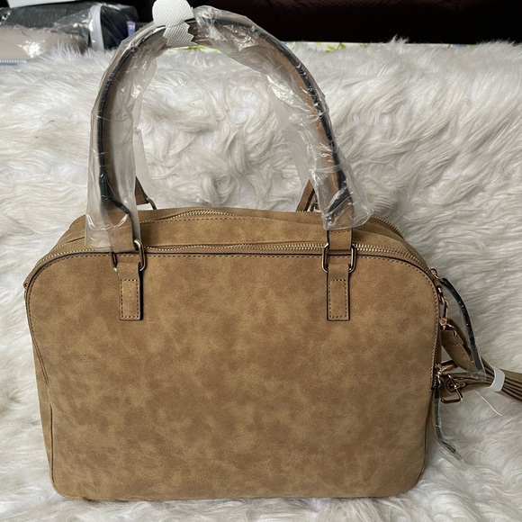 Faux Suede Handbag - Picture 4 of 6